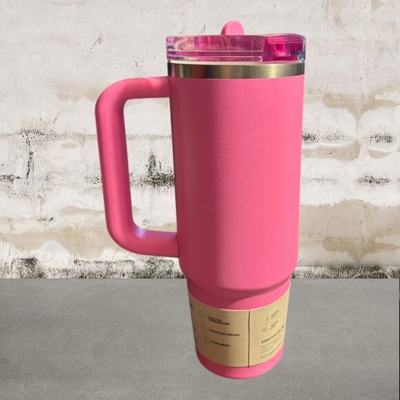Stanley NWT Pink Quencher Protour Tumbler with Handle - Picture 2 of 5
